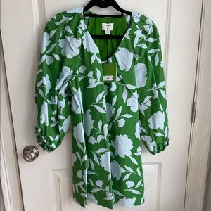 kate spade Bright Green and light blue Dress